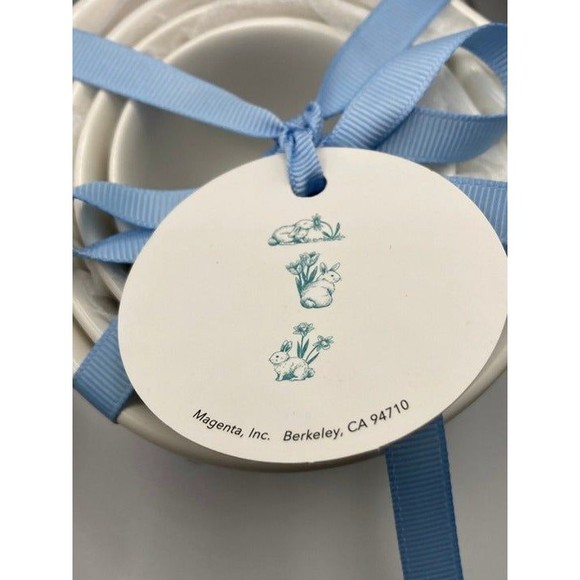 New Rae Dunn Easter 2024 Bunny Set of 2 measuring cups - Picture 3 of 3